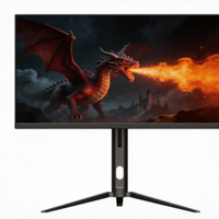 Nouveau Moniteur de Jeu LCD 240Hz en Stock avec Haut-parleur Intégré, Taux de Rafraîchissement Élevé pour l'Esports et les Jeux Compétitifs, Livraison Rapide