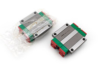 Rail de guidage linéaire HIWIN HGW original, bloc de chariot HGW15CC HGW20CC HGW25CC HGW30CC pour machine CNC