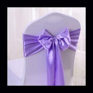 Lazos de Satén para Sillas, Estilo Lazo, de Alta Calidad, Venta Caliente de Fábrica, para Bodas y Eventos - Product Image 2
