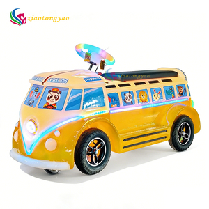 2026 Gran Venta Coche de Choque Infantil para Interiores con Monedas, Estilo Autobús, Nuevo Diseño, Máquina de Juego de Conducción - Product Image 2