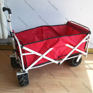 Venta al por mayor caliente al aire libre plegable carrito de playa pesca Camping portátil compras carro plegable carro - Product Image 1