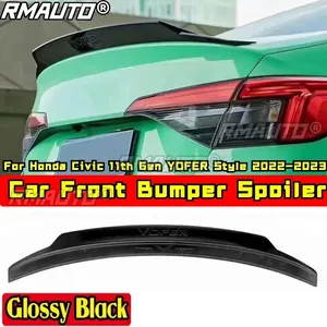 Aileron de coffre arrière Civic noir mat style YOFER pour Honda Civic 11e génération 2022-2023 Accessoires de voiture - Product Image 2