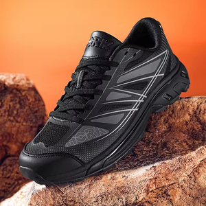 รองเท้าผ้าใบผู้ชายแบบผูกเชือก หุ้มข้อต่ำ หนังแท้ พื้นรองเท้าชั้นกลาง/พื้นรองเท้าชั้นนอก สำหรับวิ่งบนถนน วิ่งเทรล วิ่งกลางแจ้ง วิ่งครอสคันทรี ผ้าตาข่าย - Product Image 6