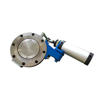 Vanne papillon pneumatique de haute qualité DN40 50 80 100 150 200 à double action pour machine à mousse