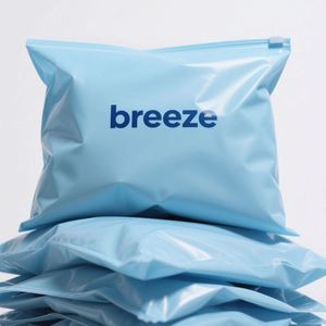 Customized Biodegradable Recyclable Frosted Sealing Zipper Lock <b>Bags</b> Screen Printing PVC/PE Material Free Samples for Apparel - Product Image 2