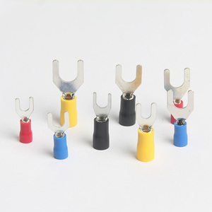 Ring <strong>Terminal</strong> <strong>Terminal</strong> Copper Insulated Spade <strong>Terminals</strong> Factory Price All Kinds Rohs Auto Electrical Motor Non-shrink - Product Image 1