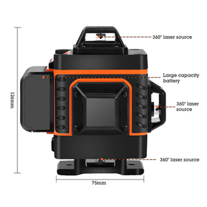2020 <strong>New</strong> Precise16L 4D Self-Leveling <strong>Laser</strong> Meter 360 Horizontal and Vertical Cross <strong>Green</strong> Line <strong>Laser</strong> Rotary <strong>Laser</strong> Level - Product Image 5