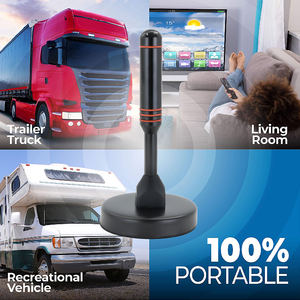 Antena <span class=keywords><strong>de</strong></span> TV Digital Amplificada con Base Magnética Fuerte, Antena <span class=keywords><strong>de</strong></span> TV Digital para Interiores - Product Image 2