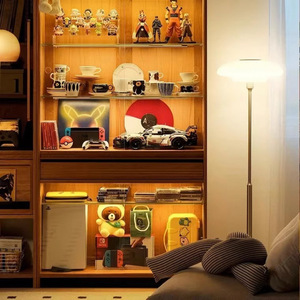 Japanese Style <b>Solid</b> <b>Wood</b> Combination <b>Bookcase</b> Modular Floor Standing Pine Furniture Study Storage Display Cabinet - Product Image 4