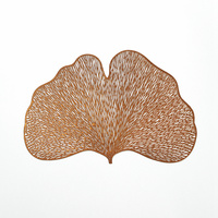 Nouveau design européen moderne, dessous de plat en PVC isolant thermique de forme irrégulière pour mariage et repas