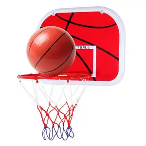 top için sepet topu Suppliers-Asılı basketbol potası kapalı sepet topu kapı Mini basketbol panyası aile sepeti çocuk oyun basketbol oyuncak seti