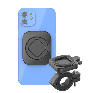 Support magnétique pour téléphone pour moto et vélo électrique avec pince à dégagement rapide et conception universelle - Product Image 1