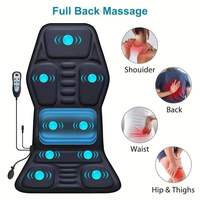 COSMO 2026 Faltbares Ganzkörper-Massagekissen mit Heizung und Vibration für Auto, Zuhause und Büro mit 9 Vibrationspunkten USB-Aufladbar