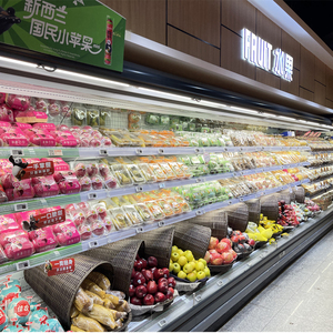 Nhiệt độ đơn siêu thị làm mát không khí multideck mở máy làm lạnh hiển thị tủ lạnh cho đồ uống Phô mai & thực phẩm từ sữa - Product Image 3