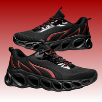 Chaussures décontractées en maille respirante extra larges pour hommes, design rayé, couleur unie, taille plus 47, toutes saisons, sport et loisirs