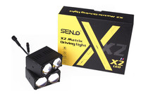 JPAD Lumière auxiliaire pour moto Projecteur à télécommande sans fil Feux de croisement et feux de route Couleur jaune et blanche J4A
