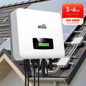 Invertisseurs solaires Afore Solar connectés au réseau, 3 kW, 4 kW, 5 kW, 6 kW, monophasés, avec stockage d'énergie et MPPT pour batterie solaire basse tension - Product Image 1