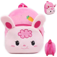Sac à dos mignon de dessin animé pour l'éducation préscolaire, mini sac d'école en peluche pour l'école des enfants
