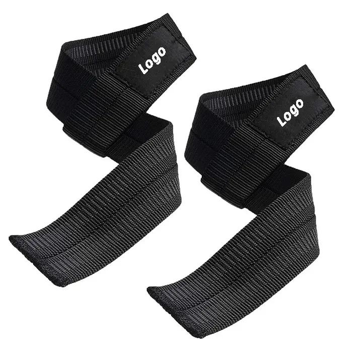 Jointop Custom Gym Power Lifting Hand Bar Wrist Support Wraps Weight Lifting Straps for Fitness