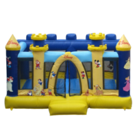 Maison gonflable en gros de rebond de princesse et de Mickey sautant le château videur gonflable pour la location