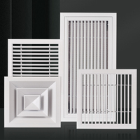 Grille linéaire à lamelles fixes pour la distribution d'air CVC - Direct Usine OEM
