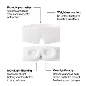 <span class=keywords><strong>Masque</strong></span> <span class=keywords><strong>de</strong></span> sommeil 3D sans pression avec sangle Velcro réglable, <span class=keywords><strong>tissu</strong></span> en bambou doux, OEM disponible - Product Image 6