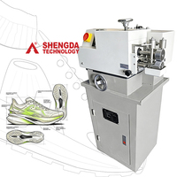 Machine industrielle de collage de semelles en cuir et papier, machine de laminage de semelles intermédiaires, machine automatique de collage de semelles en latex blanc