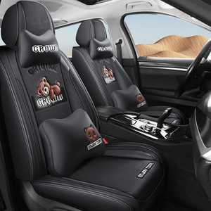 Funda de Asiento de Coche de Chenilla con Textura Suave y Esponjosa para un Interior de Coche Acogedor - Product Image 4