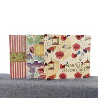 OEM 60/80/120/180/216 couleurs incrustation d'ongles couleur carte affichage livre vernis à ongles colle couleur affichage carte couleur boîte