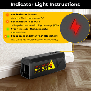 Trampa Eléctrica Inteligente para Ratones, Trampa para Ratas <span class=keywords><strong>de</strong></span> Interior, Fácil <span class=keywords><strong>de</strong></span> Usar, Eliminación Humana <span class=keywords><strong>de</strong></span> Doble Efecto, Trampa Automática Electrónica para <span class=keywords><strong>Roedores</strong></span> - Product Image 3