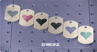 GWEIKE 20W Machine de gravure laser à fibre Gravure couleur Machine de gravure sur métal puissante et portable