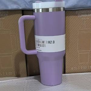 Taza de viaje aislada al vacío de acero inoxidable para Stanley 40oz con pajita para uso en automóvil 6-12 horas de aislamiento térmico - Product Image 3
