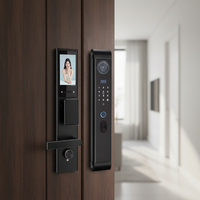 Serrure intelligente à reconnaissance faciale, stockage sur carte mémoire, contrôle WiFi et par application, serrure de porte biométrique, best-seller