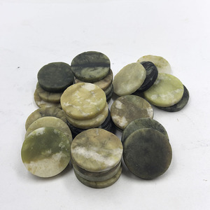 Jade Slices 25mm <b>Round</b> Multicolored Therapy For Mattress Pillow <b>Cushion</b> Sauna Backrest - Product Image 1