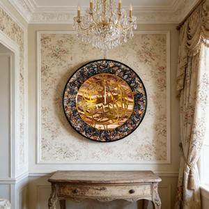 <span class=keywords><strong>Orologio</strong></span> <span class=keywords><strong>da</strong></span> <span class=keywords><strong>Parete</strong></span> di Lusso con Design a Conchiglia, Stampa Acrilica di Alta Qualità, <span class=keywords><strong>Orologio</strong></span> Islamico Musulmano Creativo per Soggiorno - Product Image 6