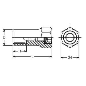 KOKEN - HA001-20X2.50 de goujons-EAN 4991644654444 EXTRACTEURS DE GOUJONS - Product Image 2