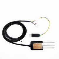 Capteur de sol pour surveillance en ligne, enregistreur de données LORA LORAWAN RS485, pour l'agriculture, mesure de l'humidité, de la température, de l'EC, de la salinité, du NPK et du pH