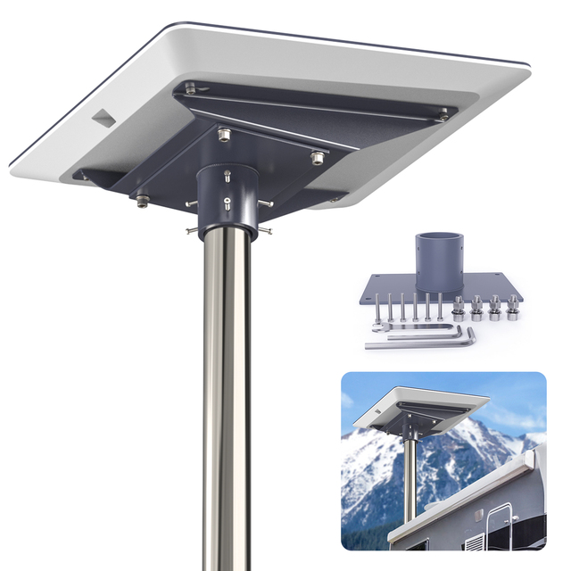 SK0007 Starlink Roof Pole Mount Mounting Kit for Starlink Internet Kit Satellite Compatible with Starlink V2 & High Performance