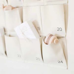 Commercio all'ingrosso 2021 calendario dell'avvento tessuto vuoto calendario di natale dell'avvento personalizzato fidget borsa del calendario dell'avvento - Product Image 4