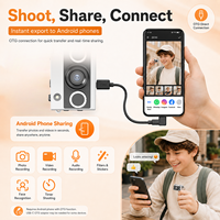 Kamera Digital Mini DC53 20MP 2K CMOS 1.47 Inci IPS Retro Gantungan Kunci Kamera MicroSD OTG Kamera Saku Portabel Pabrik Sprite
