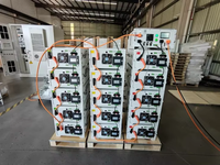 Modul Baterai LiFePO4 Tegangan Tinggi 51.2V 200Ah 10.24kWh Sistem Penyimpanan Energi yang Dapat Ditumpuk 3 Seri 16 Paket hingga 10 Cluster BMS