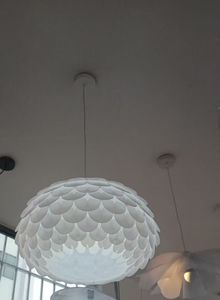 Lámpara Colgante Acrílica con Diseño de Atardecer, Lámpara Colgante Circular de Múltiples Capas, Estilo Bauhaus - Product Image 6