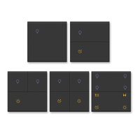 Système de contrôle intelligent des bâtiments Golden Security, compatible Zigbee, respectueux de la peau, pour la domotique, avec interrupteur intelligent et assistant domestique Alexa