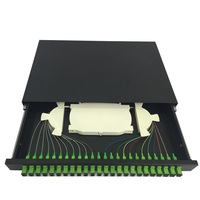 Panneau de brassage optique coulissant Gimbo 12 ports ODF, montage en rack, duplex 19 pouces 1U-4U, FTTH, acier SPCC, plastique ABS, garantie 3 ans
