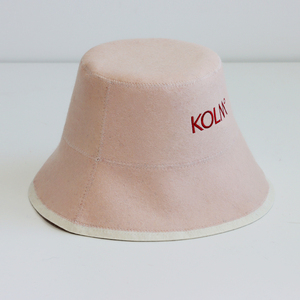 Chapeau de sauna en feutre de laine mérinos avec logo de marque personnalisable, bonnet de douche améliorant la tenue des cheveux, chapeau de sauna protecteur pour les cheveux - Product Image 2