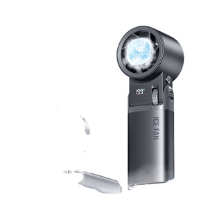 Foldable Portable Handheld 16°C Ice Tech 199 Adjustable Speeds 6000Mah Long Battery Life Mini Fan for Office & Outdoor - Product Image 1