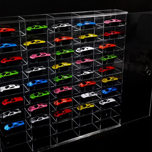 Akrilik vitrin 18 bölmeler temizle vitrin organizatör 6 katlı Matchbox ekran kabine için bebekler Trendy - Product Image 4