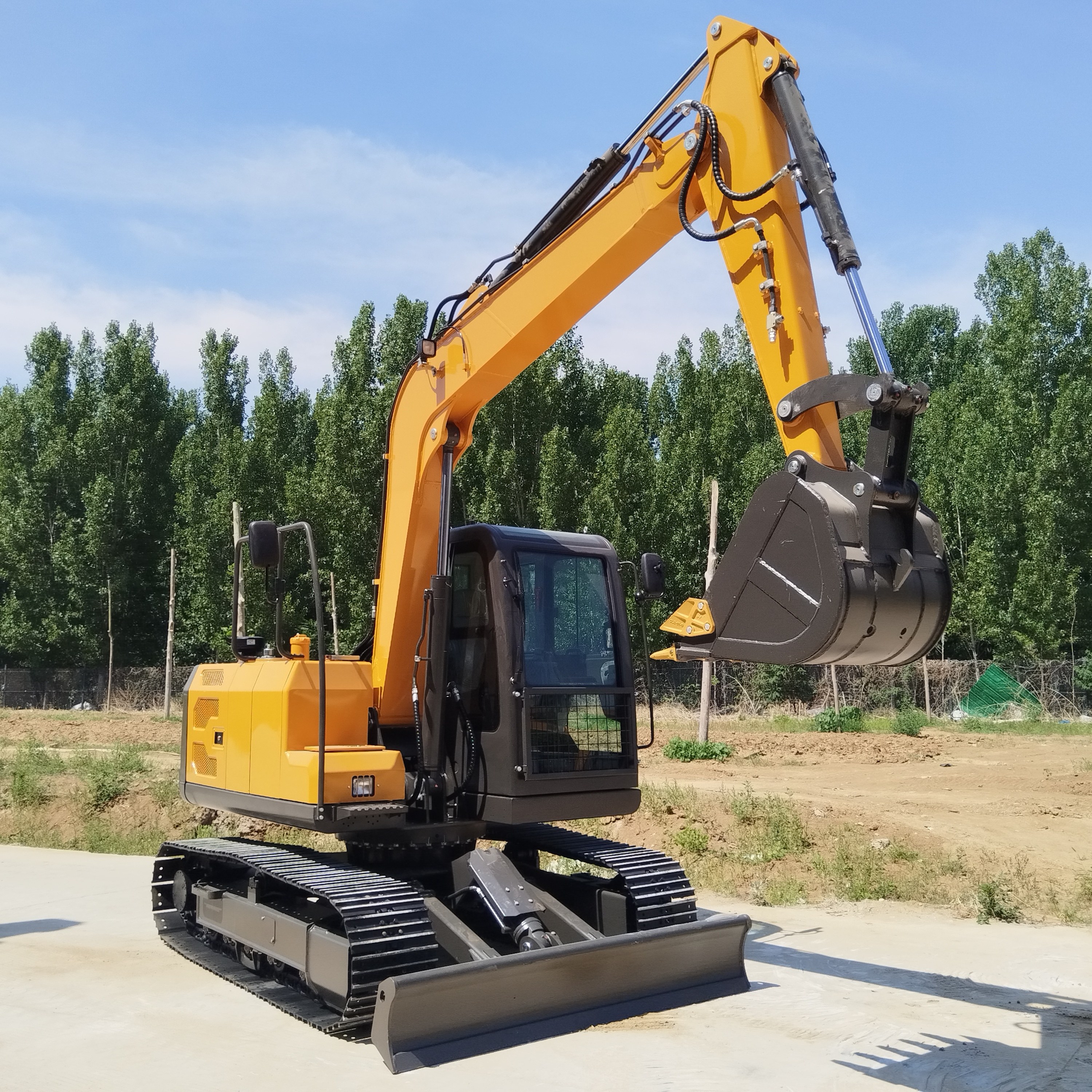 DP75 Micro Digger Material Handling Excavator China Mini Cheap Price Mini Excavator Landscaping Tools and Equipment