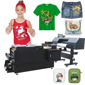 เครื่องพิมพ์อิงค์เจ็ทแบบ DTF หัวพิมพ์คู่ Xp600 ประสิทธิภาพสูง ขนาด 60 ซม. พร้อมฟิล์ม PET แบบม้วนสีขาว และเครื่องเขย่าผงกาวร้อน - Product Image 3