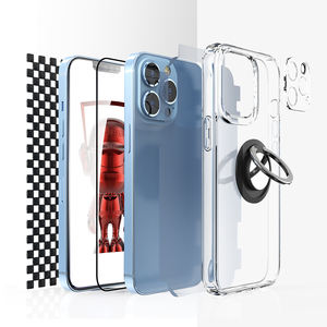 <span class=keywords><strong>ITOP</strong></span> Juego de 6 Protectores de Pantalla de Vidrio Templado HD para Teléfono, Protector de Lente de Cámara para iPhone - Product Image 1